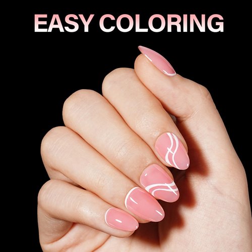 AILLSA Short Almond Nail Tips 504PCS Soft Gel Full Cover Nail Tips Half Matte Prefiled False Clear Nail Tips Press on Extension Fake Gelly Nail Tips for Beginners DIY at Home 12 Sizes