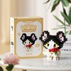 ALITTDRE Cat Micro Building Blocks Animal Set, Dog Building Blocks Sets,Home/Office/Desk Decor,Micro 3D Building Toy Bricks Cats Construction Toy Gift for Adults & Boys & Girls (Coffee Cat)