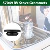 57049 RV Stove Grommets for Atwood Wedgewood Vision Stove Parts, Atwood Stove Grommets for Wedgewood Vision RV Stove Parts, Atwood Wedgewood RV Stove Parts, Grommet Kit Wedgewood RV Stove Parts 4Pcs