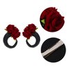 1 Pair Devil Horn Hair Clips Halloween Gothic Rose Ram Horn Hair Clips Sheep Horn Devil Horn Hair Barrette Hairpins for Halloween Party Festival