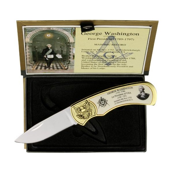 Miscellaneous M4222 George Washington Masonic Tactical Knives