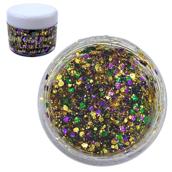 Mardi Gras Mambo Glitter Gel (Each)