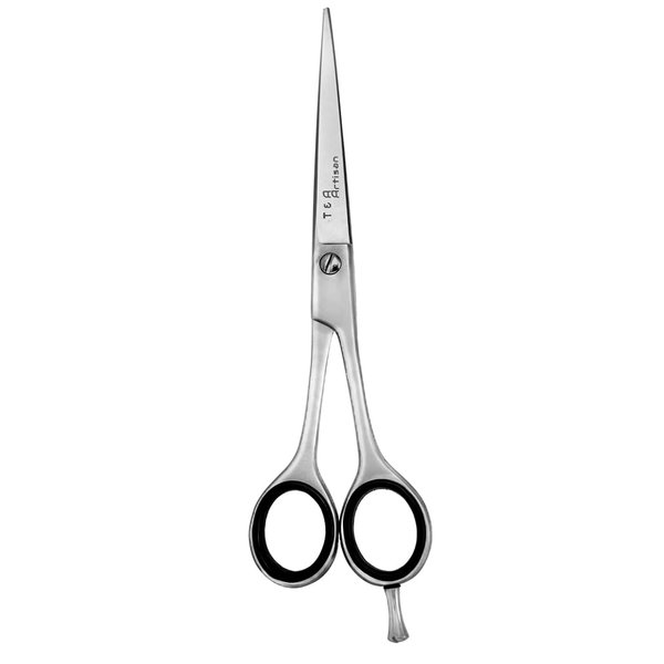 T & A Professional Hair Scissors - Hair Cutting Scissors Professional - 6.5” Long Japanese Steel - Razor Edge Barber Scissors for Men and Women - Premium Shears for Hair Cutting For Salon & Home Use