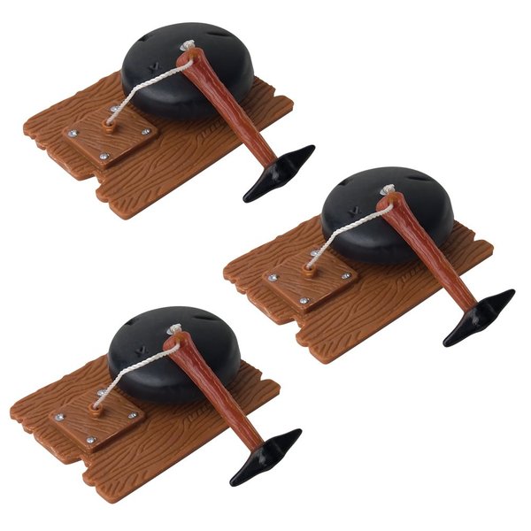 Set of 3 Time Keeper Bells for Wrestling Action Figures