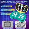 Acvens Handheld Dance Game,4 Mode,999 Level,Sensory Toys,Fast Puzzle Game,ADHD,Pop Fidget Toys for Kids Age 6-12,Birthday Gifts for Girls and Boys (Green)