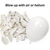 RUBFAC White Balloons, 120pcs 5 Inch Party Latex Balloons, Thicker White Balloons for Birthday Wedding Baby Shower Graduation Anniversary Party Decorations