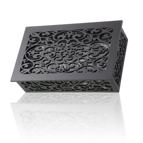 Saillong Doorbell Chime Cover Box Only, Wooden Doorbell Chime Box, Doorbell Chime Cover Box for Indoor Outdoor, with Extra Self Adhesive Tape, Easy to Install for Home(Dark Gray, Classic)