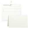 Guakicae Cream Greeting Cards and Envelopes 4 x 6 Printable 300GSM Folded Off White Cardstock and A4 Envelopes Self Seal 20 packs for Wedding Invitations, Birthday, Mailing, Graduations