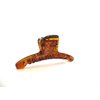 Generic Medium/small amber brown swrily hair claw clip for fine, thin hair, 1 Count (Pack of 1)