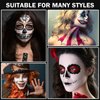 White Face Body Paint, Oil Based Face Paint Professional White Body Face Paint Palette Makeup for Halloween Clown Stage Zombie Vampire Makeup