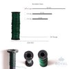 Royal Imports Bulk Green Paddle Wire Spool 250 YD roll, 26 Gauge, Floral Arrangements, Florist Supplies, Jewelry, Gift, Crafts, Wreath Making, Flower Garland, Plant Stem Garden Ties, Bouquet Bind Wrap