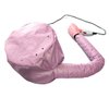 Portable Soft Bonnet Hood Hair Blow Dryer Attachment - Adjustable Hooded Dryer, Portable Hair Salon Heat Cap for Drying,Styling,Curling and Deep Conditioning, Speeds Up Drying Time at Home (Pink)