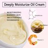 AILKE Organic Unrefined Shea Butter Oil Cream, Daily Skin Moisturizer For Face & Body, Soften, Smooth & Boost Radiance, Alleviates Dryness, With Glutathione And Vitamin C, 3.5 oz