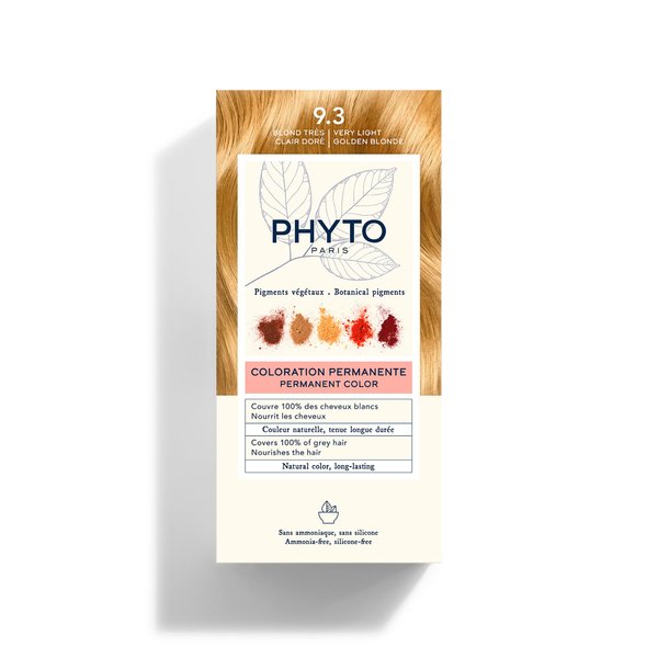 PHYTOCOLOR: Permanent Hair Dye by PHYTO Shade: 9.3 Very Light Gold
