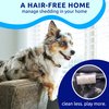 Pat Your Pet Deshedding Brush - Double-Sided Undercoat Rake for Dogs & Cats - Shedding Comb and Dematting Tool for Grooming, Extra Wide