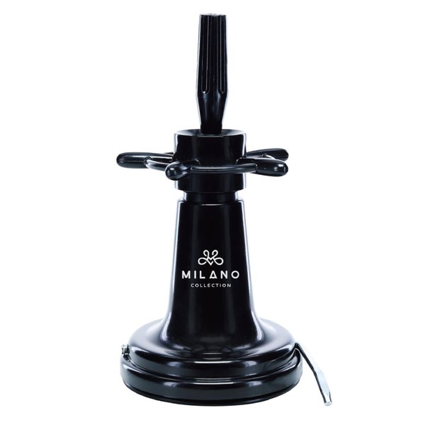MILANO COLLECTION Deluxe Premium Suction Table Stand - Black for Wig and Mannequin Head