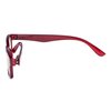 CessBlu Blue Light Filter Eyeglasses Readers,Anti Blue Rays,UV Protection,Computer Reading Glasses for Men Women(Black-Red) +0.5