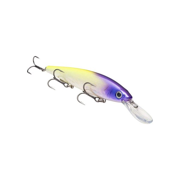Strike King Lures, KVD Deep Jerkbaits, 4 3/4" Length, 8'-11' Depth, #4 Treble Hook, 1/2 oz, Pro Purple HH, Package of 1