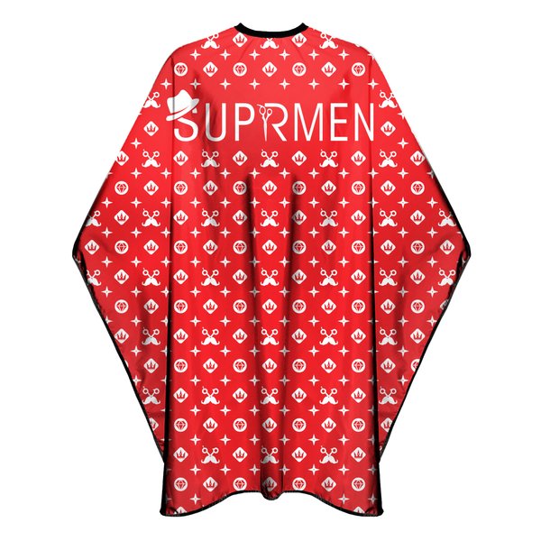 Barber Capes for Men Professional Haircut Capes with Snaps Salon Capes for Stylist -63"*56"(Red)