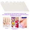 Silk Nail Wrap, Adhesive Silk Nail Protection Stickers Clear Nail Stickers UV Gel Nail Art Tools for Protecting Nails