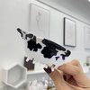 Generic Cow Hair Clip ，Animal Cow Shape Hair Clips ，Acetate Animal Barrettes For Girls，Women'S Hair Dairy Cow Claw Clip Accessories. (Cow), Clear