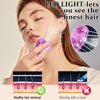 Electric Women Facial Hair Remover, EC VISION Ladies Beauty Epilator Trimmer Facial Cotton Threading Hair Shaver (Pink).