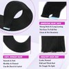 Tape in Hair Extensions Human Hair Jet Black Tape in Hair Extensions 40g Seamless Skin Weft Pu Tape in Hair Extensions 20 pieces Real Human Hair Tape in Extensions for Black Women (10Inch,Jet Black,40g/Pack)