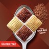 Chex Chocolate Cereal, Gluten Free Breakfast Cereal, Made with Whole Grain, 12.8 OZ