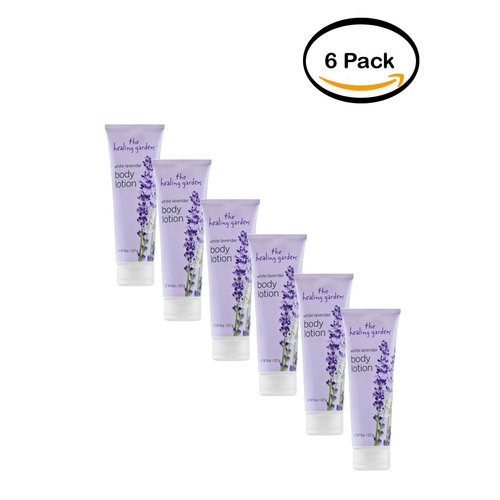 PACK OF 6 - The Healing Garden White Lavender Body Lotion, 8 oz