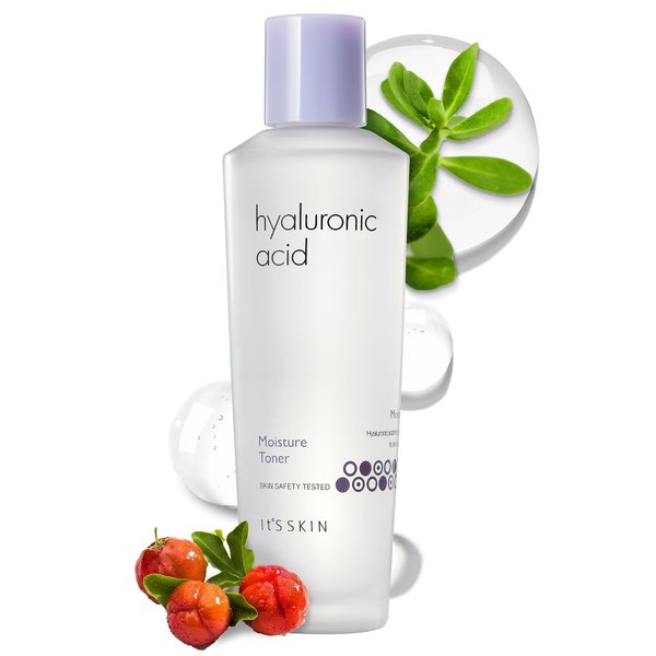 It’S Skin Hyaluronic Acid Moisture Toner - Korean Toner for Face | Korean Moisturizer Facial Toner - Hydrating Toner for Face | Hyaluronic Acid Moisturizer for Face Toner for Men & Women (5.97fl oz)