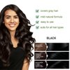 Black Hair Dye Shampoo 3 in 1 for Gray Coverage, Instant Hair Color Shampoo Colors in Minutes, Lasting Black Hair Shampoo, Tea Tree & Rosemary Shampoo Hair Dye for Hair Care
