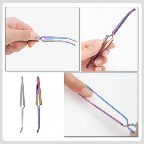 Beavorty 2Pcs Nail Shaping Clips Nail Art Fixing Clips Nail Pinching Tweezers Manicure Shaping Clips