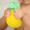 Pineapple Shape Bath Shower Sponge/Scrubber Sponge for All, Baby, Kid, Toddler (Pineapple [3-Pack])