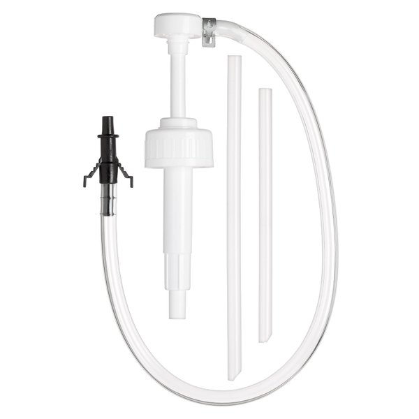 Slippery Pete - Fluid Pump for Wide-Mouth Quart Bottles - 8cc per Pump Stroke and 3rd Hand Adapter, Transfer Gear Oil, Transmission and Differential Fluid (38mm)