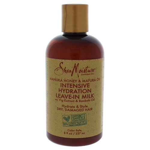 Sheamoisture Hydration Hair Milk for Dry Hair Manuka Honey and Mafura Oil to Hydrate and Style Hair 8 oz