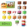 Doloowee Magnetic Building Blocks Sets - Magnetic Cubes for Kids 4-8, Toddler Kids Toys Magnet Blocks Ages 3-5, Mine World Game Themed Gifts Toys for 3 4 5 6 7 8+ Year Old Boys & Girls
