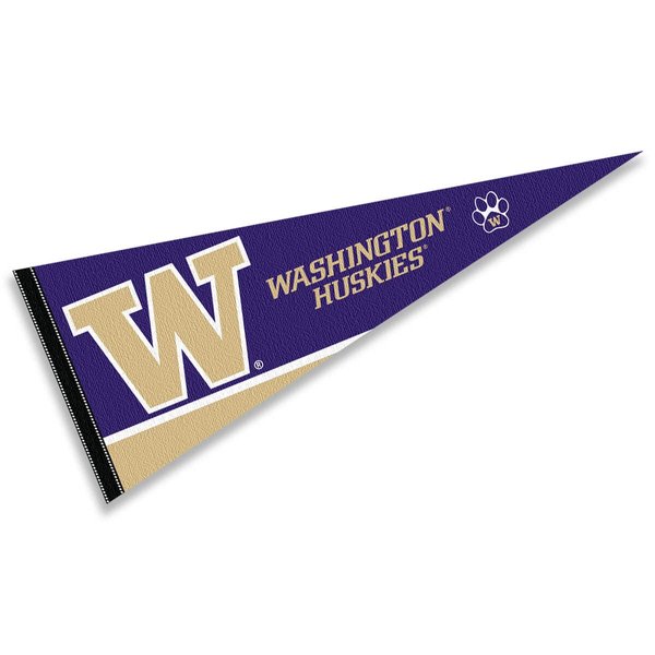 University of Washington Pennant Full Size Felt