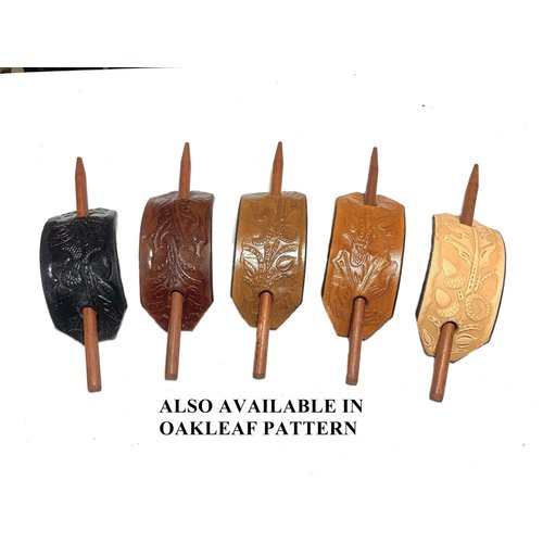 THIN HAIR LEATHER PONYTAIL BARRETTE, PONYTAIL BARRETTE FOR THIN HAIR, HAIR CLIP, SLIDE, WRAP, PONYTAIL HOLDERS, HAIR TIE, HANDMADE, HANDCRAFTED, HAND TOOLED, HAIR BARRETTE, HOLDER, HAIR ACCESSORIES,