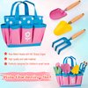 Kids Gardening Tools Set, Kids Gardening Plant and Paint Arts Crafts Set Gifts for Kids Aged 5-12, Wooden Garden Tools with Apron, Watering Can, Gloves & Painting Accessories, Easter Gifts for Girls