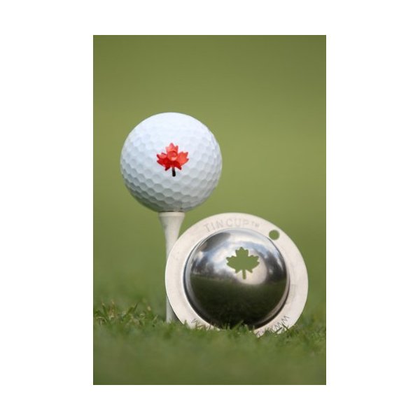 Tin Cup Maple Leaf Golf Ball Custom Marker Alignment Tool