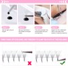 Premade Fans Eyelash Extensions 10D-C-0.07-14 Premade Volume Lash Extensions Pointed Base Fans 0.07 Premade Volume Fans C D Curl(10D-C-0.07,14mm)