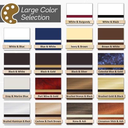 Name Tag, Magnetic Name Tags, Personalized Name Tags, 1" x 3", Durable Engravable Impact Acrylic Material, Made in The USA by My Sign Center (Classic Rectangle)