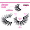 Fox Eye Lashes Wispy Eyelashes 18mm Cat-Eye Lashes Angel Wing Lashes Faux Mink False Eyelashes Natural Look 5 Pairs pack(XF05)