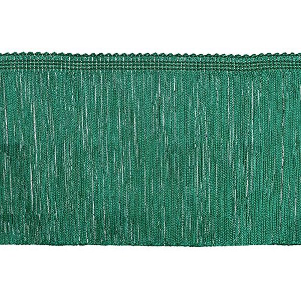 Decorative Trimmings 100% Rayon Chainette Fringe, 6" x 9 yd, Forest Green