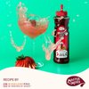 Master of Mixes Cocktail Essentials Infused Strawberry Syrup, 375 ML Bottle (12.7 Fl Oz), Individually Boxed in Ecommerce Protective Packaging
