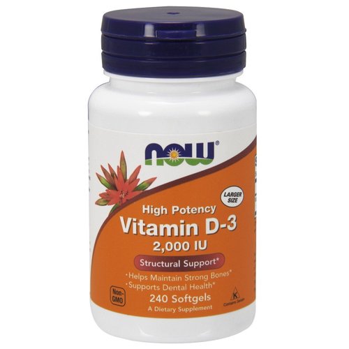 Now Foods - Vitamin D-3 2000 IU 240 softgels