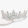CHANACO Birthday Crown Tiaras for Women Birthday Girl Sash Crystal Birthday Tiara AB Rhinestone Birthday Headband Princess Crown for Girls Hair Accessories Happy Birthday Party Decorations