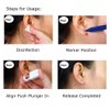 silver angel Ear Piercing Gun Disposable Self Mixed Colors Ear Piercing Gun Kit Safety Ear Piercing Gun Kit Tool For Women Men (Gold)