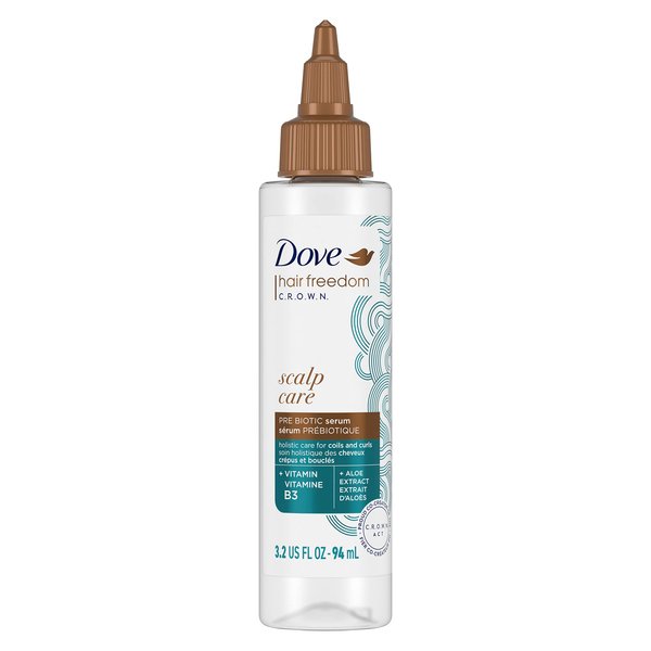 Dove Amplified Textures Leave on treatment Scalp Treatment & Nourishing for Dry Scalp Hydrating Scalp Tonic Moisturizing Hair Treatment for Nourishing for Dry Scalp 3.2 oz