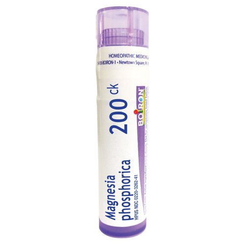 Boiron Magnesia Phosphorica 200CK, Homeopathic Medicine for Abdominal Pain, White, 80 Count